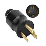 219258 Multi-Spannungs-Netzadapterstecker für Miller & Hobart Schweißer, 230 Volt MVP Elektroadapter-Stecker, Quellnetzkabel, 6–50P, Ersatz für 3-Zinken-Stecker