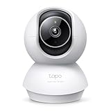 Tapo C230 3K 5MP Überwachungskamera innen 360°, WLAN 2,4GHz, KI-Erkennung, Nachtsicht, Bewegungserkennung, Zwei-Wege-Audio, Kompatibel mit Alexa und Google Assistant, microSD bis 512 GB