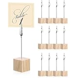 Frogetu 12PCS Fotohalter mit Klammern,Memo Clip Halter Ständer,Notizhalter,Fotoständer,Fotoaufsteller,Kartenhalter Tisch,Zettelhalter,Postkartenhalter,Fotohalter,Notizzettel Halter,Memohalter Klemmen
