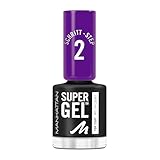 Manhattan Super Gel Top Coat, Maniküre Effekt ganz ohne UV Licht, Durchsichtiger Überlack mit bis zu 14 Tagen Halt, Farbe Clear 001, 1 x 12ml
