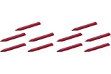 Faber-Castell 187101 - Dreieckradierer Grip 2001 (10x Rot)