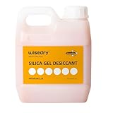 wisedry Kieselgel-Trockenmittelperlen, wiederverwendbar, mit Farbanzeige, Orange bis Grün,0,9 kg [2 LBS], Perlengröße 2–4 mm, wiederaufladbar, lebensmittelecht