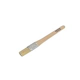 Original Kaiser Classic Holz-Backpinsel 21 x 2,5 cm, Backpinsel Naturborsten, sichere Borsten-Metall-Fixierung, Pinsel Küche, Buchenholz-Griff, Natur