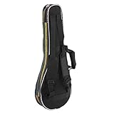 Mandolinentasche, Ethnic Style Mandoline Bag Protect Inside Verstellbarer Schultergurt zum Tragen von Mantoline für Finishing-Zubehör