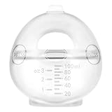 Auslaufsicherer Muttermilchbehälter, 100 ml, Silikon, zum Auffangen von Stillmilch, tragbar, für stillende Mutter