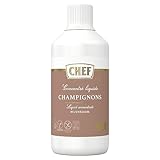 Maggi CHEF Flüssiges Konzentrat Pilz, Geschmacksboost für Pilz- und Gemüsegerichte, 100% Natürlicher Geschmack, vegan, 1er Pack (1 x 980 ml)