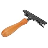 Teppichrechen, Teppichkammrechen Teppichbürste Handteppichrechen Reinigung Pflege Edelstahl Haarschneider Teppichrechen für Schönheitssalon