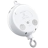 Kinderbett Mobile Motor Baby Spieluhr mit 3 LautstäRke Einstellbar 12 Schlaflieder Off 30 Minuten