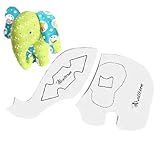 KERALI Elefantenschablone, Elefantenschablonen für Kindergärten, Stoffschablonen, Basteln, Vikkingos Symbolschablonen für Heimdekoration