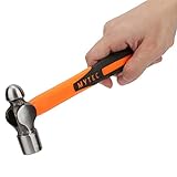 ERYUE Runder Kugelhammer, Verschleißfester Kleiner Hammer für Haushaltsnotfälle, Material aus Kohlenstoffreichem Stahl für den Privaten und Industriellen Gebrauch