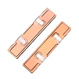 Qusedwey 2 StüCke Reines Kupfer RAM KüHlköRper KüHler für Ram Speicher KüHler KüHlung KüHlköRper Desktop Speicher KüHler DDR2 DDR3 DDR4