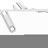 YJYQ 5 Pcs Rollgabelschlüssel | Schraubenschlüssel einstellen - Multifunktionaler Kurzgriff mit großer Öffnung, Kraftgriffschlüssel, Schnellschlüssel, Silberoxid