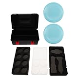 Toyvian 1 Set Aufbewahrungskoffer für Kreisel: Tragebox aus Kunststoff mit Griff und Arena – Aufbewahrungsbehälter mit Schaumstoffeinlagen für Kreisel und Abschussvorrichtungen – einfacher Zugriff