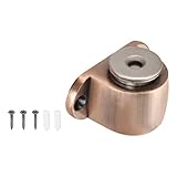 DTGN 53x33mm(LxB) Magnet-Türstopper - 1 Stück - Gut für Zuhause Büro Schlafzimmer Türstopper - Zinklegierung Bodenmontage Magnete Türstopper mit Schrauben - Kupfer