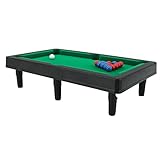 Mini -Billardtisch, 31.4x18,8 X 8 cm Miniatur -Billard -Billard -Pool -Spiel Set Kleine Billardtische mit 2 Cues und 16 Bällen für die Desktop -Dekoration und Kinderunterhaltung