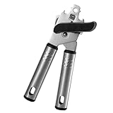 NAMOARLY Edelstahl Dosenöffner Mit Kapselheber Multifunktionaler Küchenhelfer Arbeitssparend Und Spülmaschinengeeignet Ideal Für Bierflaschen Und Dosen Silber Ergonomisches Design