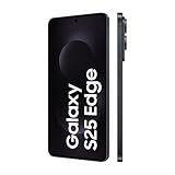 Samsung Galaxy S25 Edge AI Smartphone mit Galaxy AI, Ohne Vertrag, Handy mit Android, 12 GB RAM, 512 GB GB Speicher, 200-MP-Kamera, Titanium JetBlack, 3 Jahre Herstellergarantie [Exklusiv auf Amazon]