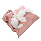 LIGIGWASH Stylische Damen Handtasche aus PU mit Großer Kapazität Vielseitige Tragetasche und Modische Umhängetasche Robust Verarbeitet für Alltag und Arbeit Niedlicher Rabbit Design