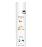 HLV - Curl Control Spray Wax - Wachsspray, VEGAN, Lockenspray & Sprühwachs für definierte Locken, Glanz & Flexiblen Halt, Styling Spray für Locken, Wellen, Naturwellen, Haarspray, Damen & Herren 150ml