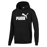 PUMA Herren Big Logo Hættetrøje Tr Pullover, Puma Black, XL EU