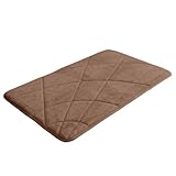 Fhsqwernm Badematte, weich, Memory-Schaum, schnell trocknend, 400 x 600 mm, 500 x 800 mm