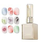 Blühendes Nagelgel – 15 ml Bleinage | Tragbarer UV-Nagellack mit Blumenmotiv | Grundlage der Nagelblume | Top Coat mit Blumenmotiv sicher für eine A