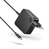 Sunydeal 65W USB C Netzteil Laptop Ladekabel USB C Ladegerät für Chromebook Huawei Matebook Lenovo Laptop Ladekabel Thinkpad
