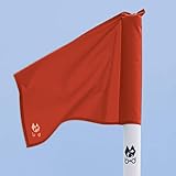 B+D Fahnentuch für Eckfahnen Ausführung für 50 mm Stange, Farbe rot