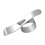 MAGICLULU Ringschäler Fruchtsaftpresse Zitronensaft Käsereibe Entsafter Kitchen peeler Orange peeler praktischer runder Orangenschäler einfacher runder Orangenschäler Rostfreier Stahl Silver