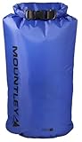 MOUNTLEY Dry Bag 13L - Ultraleichter Packsack wasserdicht - faltbar - wasserdichter Beutel mit Premium Roll-Top, Ideale Packlösung für Wandern, Outdoor, Camping & Wassersport (Blau, 13L)