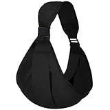 Kleinkindtrage mit verstellbarem Tragetuch (135-161 cm) Baumwolle Babytragetuch für Neugeborene bis 36 Monate 20 kg ergonomischer Rucksack mit breiten Schultergurten und Kletterschnallen