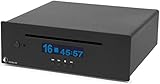 Pro-Ject CD Box DS, High End Audio CD Player mit 24bit/192kHz Burr Brown DAC (Schwarz)