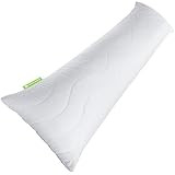 Hochwertiges Seitenschläferkissen - Langes Kissen für Seitenschläfer - Body Pillow - Körperkissen für Erwachsene mit Mikrofaser-Füllung (40 x 145 cm) - Ökotex - Schlafkissen Waschbar