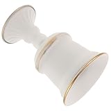 FUTUREORYY Metall Blumentopf mit Hohem Fuß Vintage Eisen Pflanzkübel für Hotel Gaststätte Dekorativer Übertopf Europäischer Stil Langlebig Edel