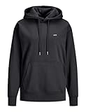 JJXX Jack & Jones Damen Jxabbie RLX Ls Every Hood SWT Noos Kapuzenpullover, Black/Print:White Logo, XL