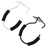 TOPPERFUN 2 Stück Haartrocknerhalterung Metall Wandmontage Stabil Langlebig für Badezimmer Salon und Zuhause Stilvoller Fönhalter Haartrockner Halter Organizer für Haartrockner und