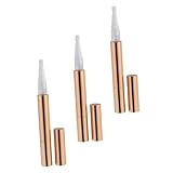 Ipetboom 3 Stück Teiliges Leere Lipgloss Röhrchen Leichte Langlebige DIY Lipgloss Behälter mit Drehverschluss für Nagelöl Lippenbalsam Ätherische Öle Nachfüllbare Schminkfläschchen