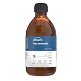 Vitaler’s Omega‑3 Lebertran | Norwegisches Fischöl 1200 mg | EPA, DHA, Vitamin A, D, E | Minze | 250 ml