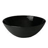 Arcoroc ARC L8806 Harena Schale, Stapelschale, Schüssel, 27.3cm, 3.1 Liter, Opalglas, schwarz, 1 Stück