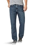 Wrangler Authentics Herren Comfort Flex Waist Relaxed Fit Jeans, Rauch, 40W / 32L