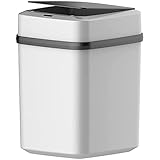 Smart Trash can induktive Trash Can Touchless Sensor Trash Can 12 Liter Large Capacity Trash Can with Low Power Consumption Design Prefect for Office Bedroom