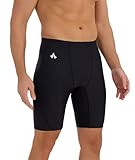 SURFEASY Herren Badeanzug Jammer Athletic Jammer Swimsuit Badehose (Schwarz, L)