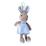 Ipetboom 1 Stück Plüschpuppe Schlüsselanhänger Niedlich Gefüllter Plüsch Schlüsselanhänger Hase Schlüsselanhänger Schöner Hase Schlüsselanhänger Plüsch Kaninchen Zufällige Farbe
