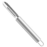 HAPPOW Sparschäler Kartoffelschäler 19.3cm - Hochwertiger Edelstahl-Schäler Mit Extra Scharfer Klinge, Ideal Für Obst & Gemüse, Spülmaschinengeeignet