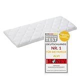 Alvi Matratze HygienAir 85 cm x 40 cm/Matratze für Beistellbett & Wiege/Babymatratze mit Funktionsbezug/ÖkoTex geprüft, atmungsaktiv, allergikergeeignet
