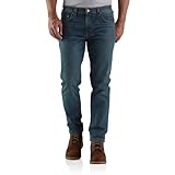 Carhartt Herren Rugged Flex Relaxed Fit Low Rise 5-Pocket Tapered Jeans, Canyon, 30W / 30L EU