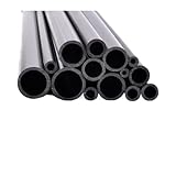 2 Stück 50 cm schwarzes PVC-Rohr for Gartenbewässerung/Aquarium(5mmx8mm)