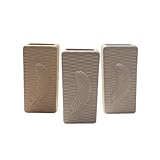 3x Keramik Luftbefeuchter - Heizkörper Verdampfer zur Befeuchtung der Raumluft - Wasserverdunster mit Haken - Verdampfer Heizung Heizkörper (Grau)