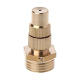 Kingke DN15 Gartenbewässerung Messing Verstellbare Sprühnebeldüsen Spray