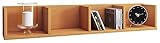 VCM Holzregal hängend | platzsparendes Regal | Maße: H. 15 x B. 97 x T. 17 cm | Elegantes Regal hängend | Aufbewahrungsregal | Bücherregal | Wandboard - Honsa